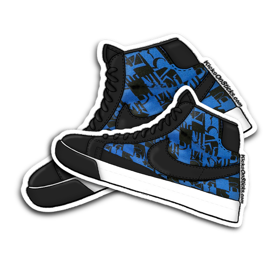 SB Blazer "Stussy Blue" Sneaker Sticker