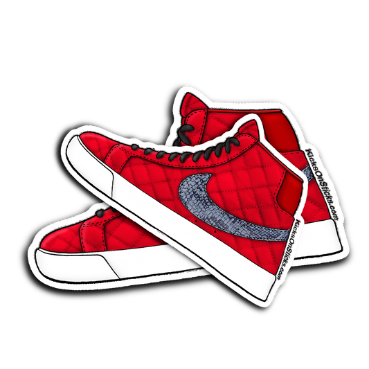 SB Blazer "Supreme Red" Sneaker Sticker