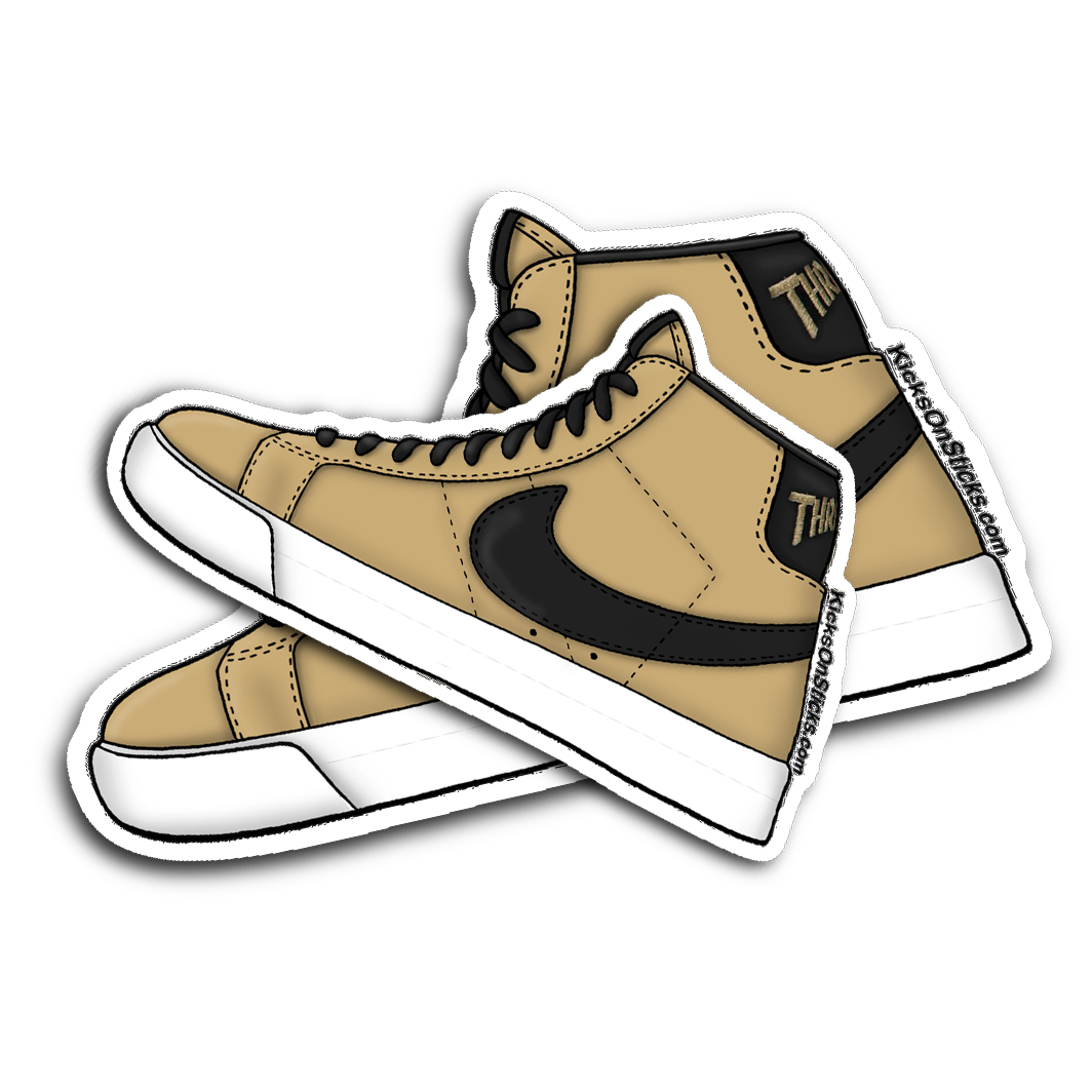SB Blazer "Thrasher" Sneaker Sticker