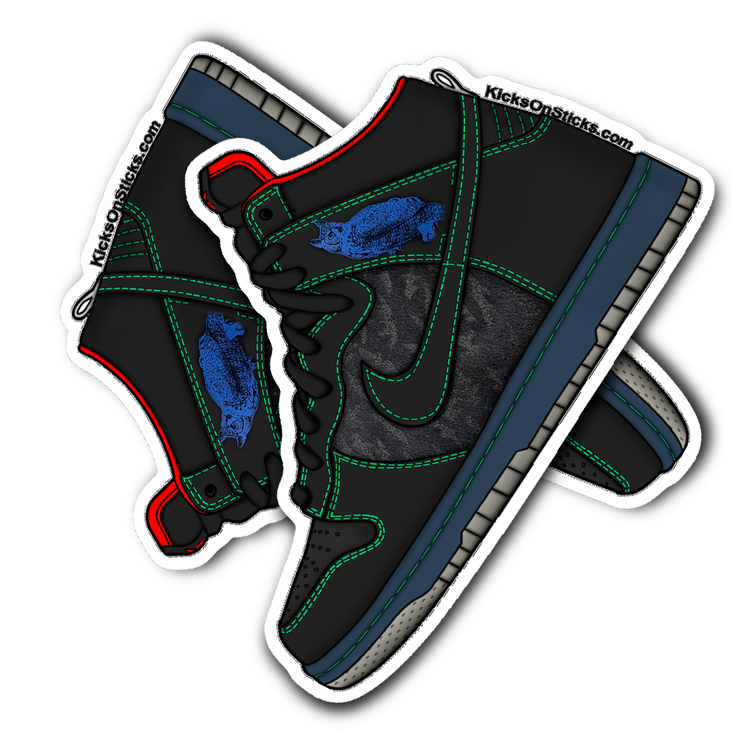 SB Dunk High "Twin Peak" Sneaker Sticker
