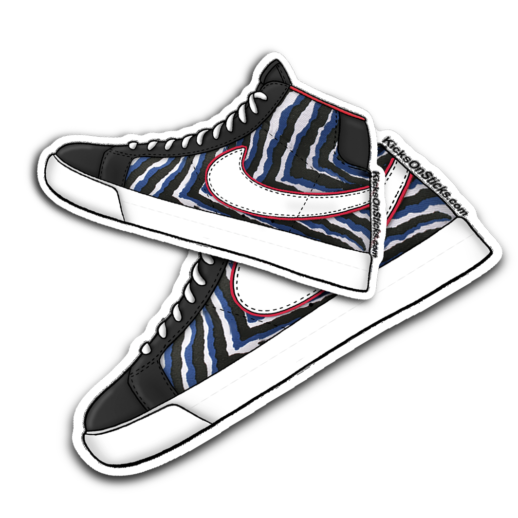 SB Blazer "Zebra" Sneaker Sticker
