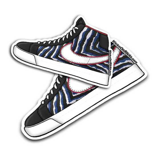SB Blazer "Zebra" Sneaker Sticker
