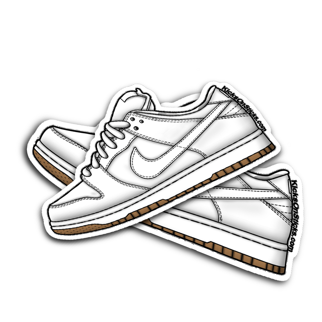 SB Dunk Low "Tokyo Canvas 2015" Sneaker Sticker