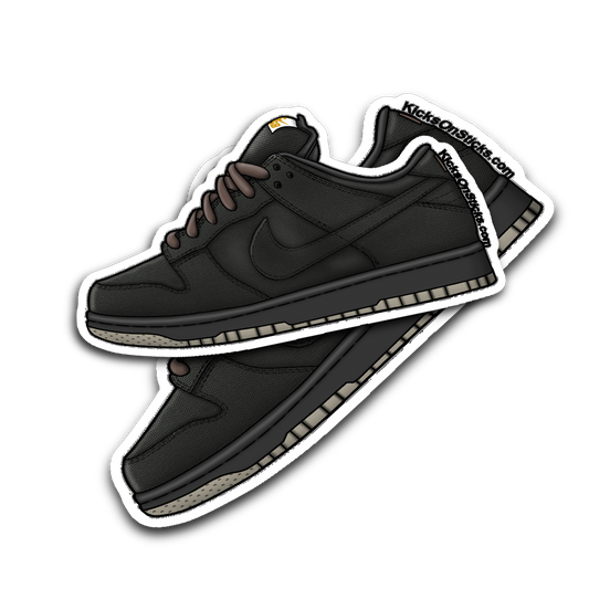 SB Dunk Low "Carhartt Black" Sneaker Sticker