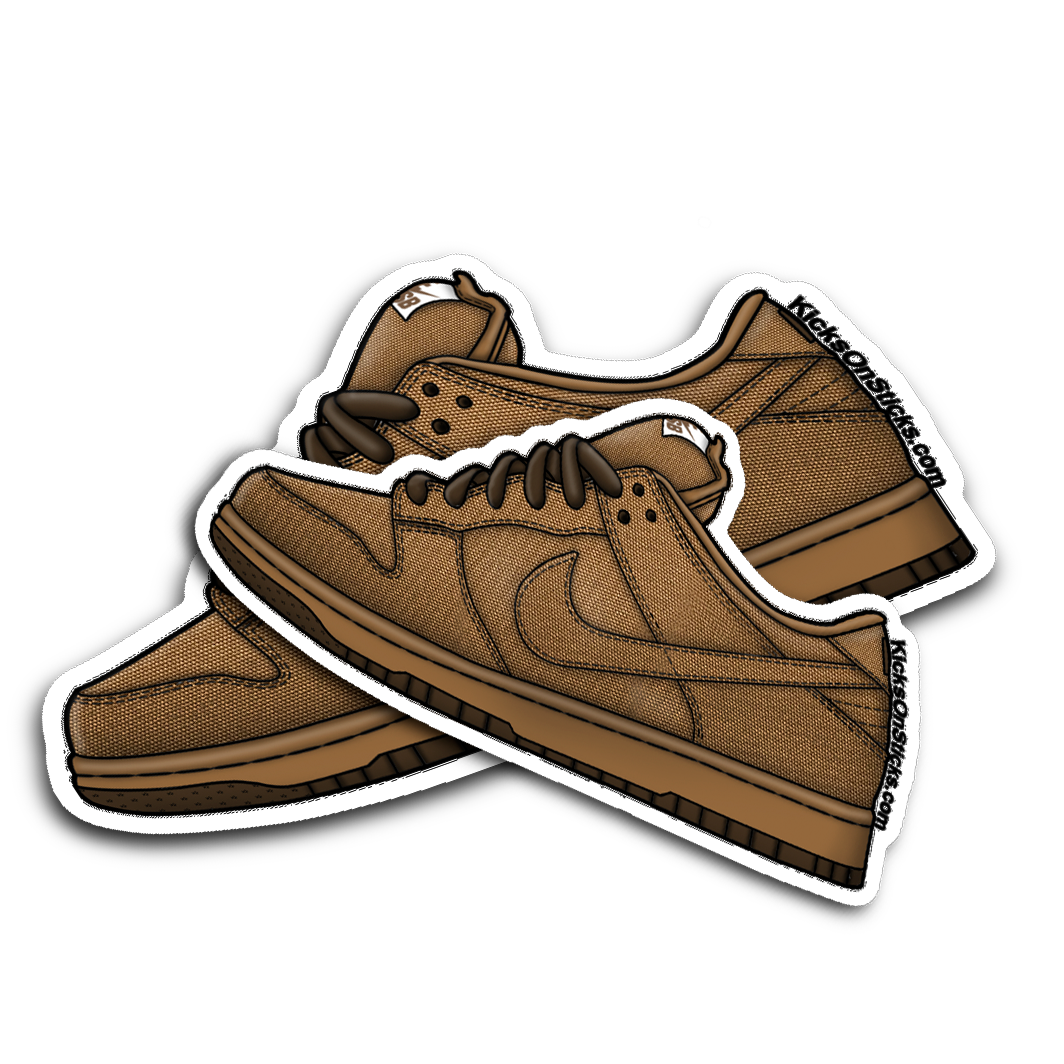 SB Dunk Low "Carhartt Brown" Sneaker Sticker