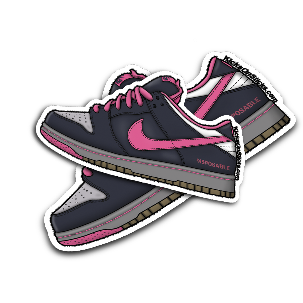 SB Dunk Low "Disposable" Sneaker Sticker