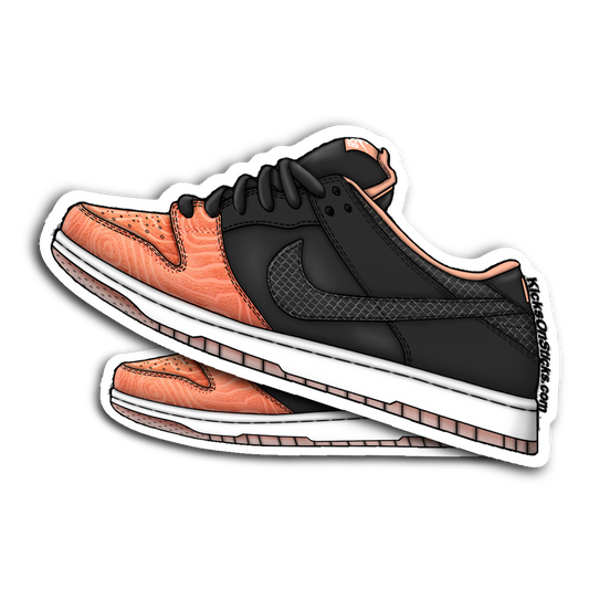 SB Dunk Low "Fish Ladder Salmon" Sneaker Sticker