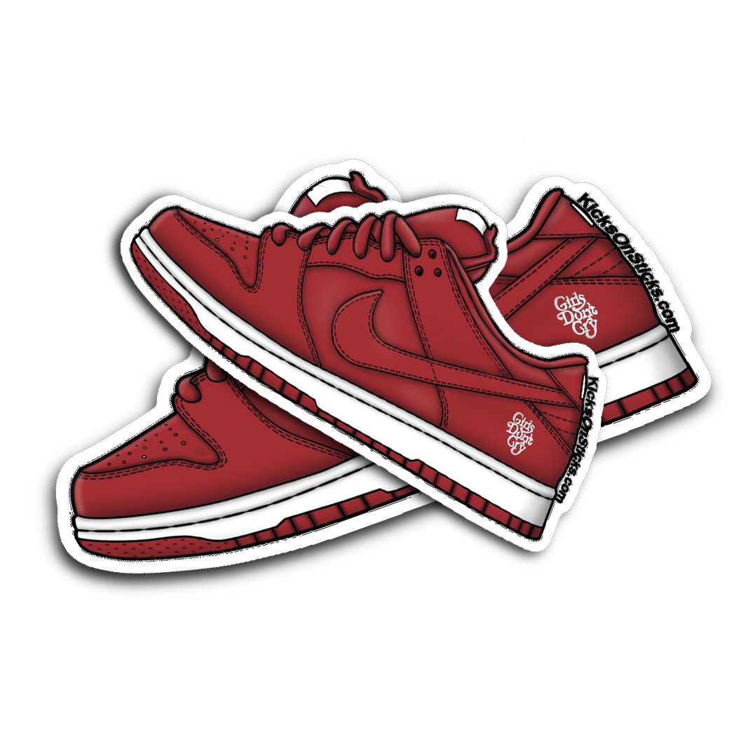 SB Dunk Low "Big Girls Dont Cry" Sneaker Sticker