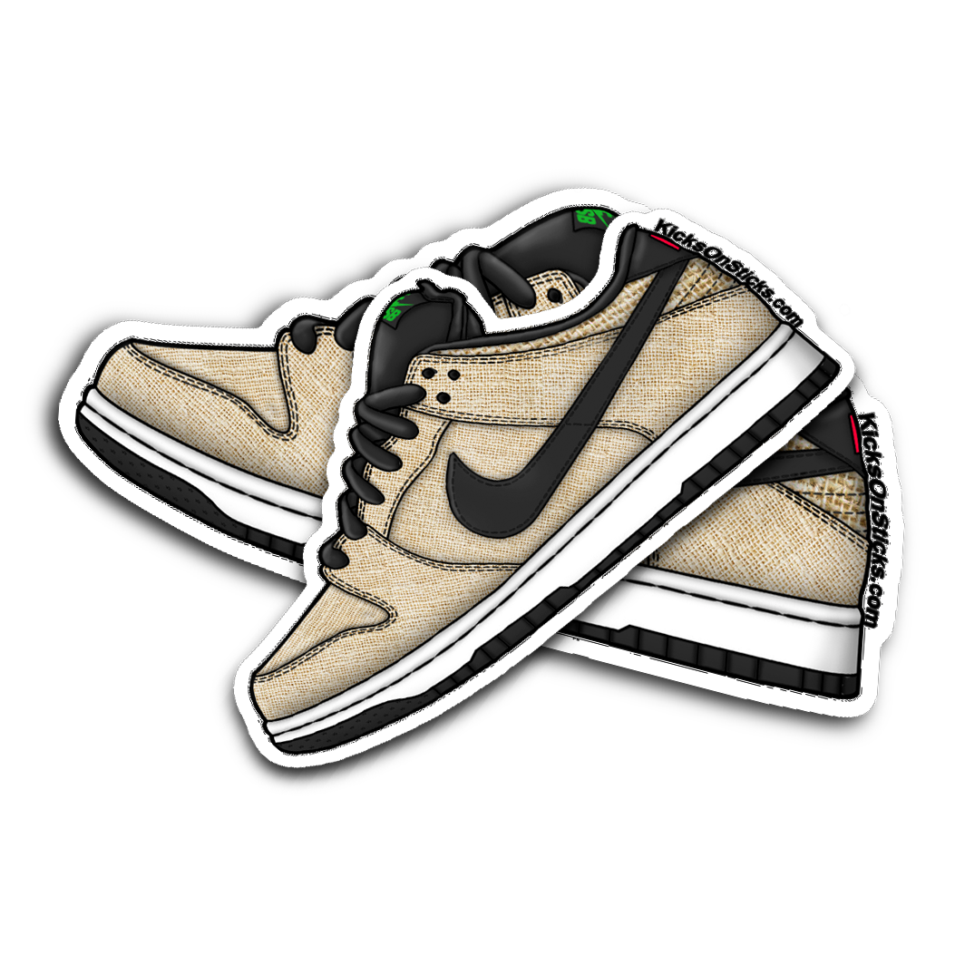 SB Dunk Low "Hemp 2016" Sneaker Sticker