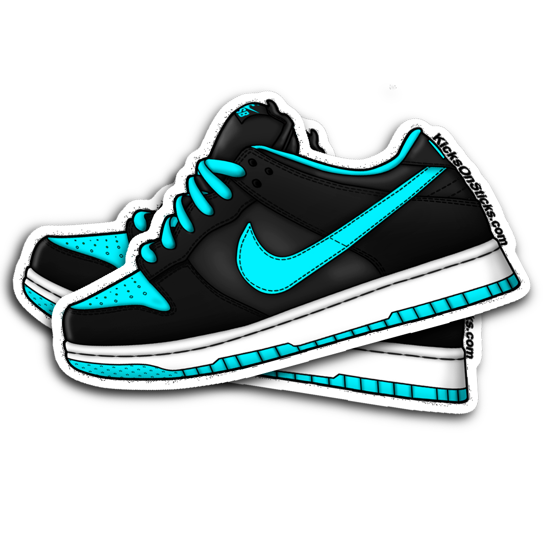 SB Dunk Low "J Pack Tiffany" Sneaker Sticker