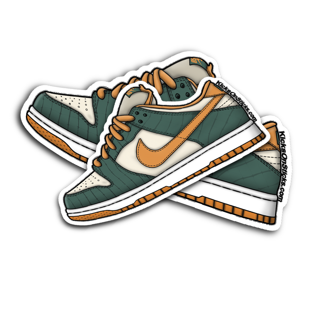 SB Dunk Low "Kumquat" Sneaker Sticker