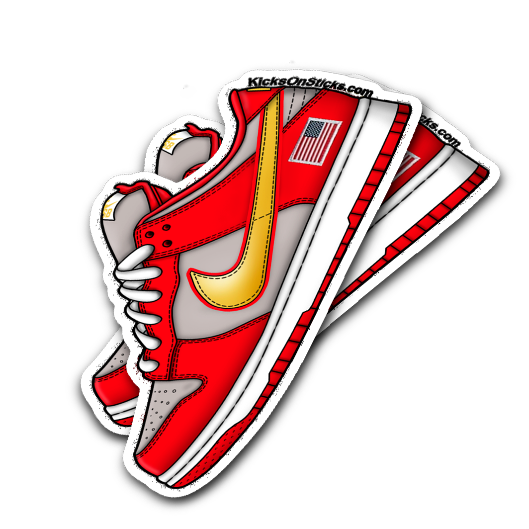 SB Dunk Low "Nasty Boys" Sneaker Sticker