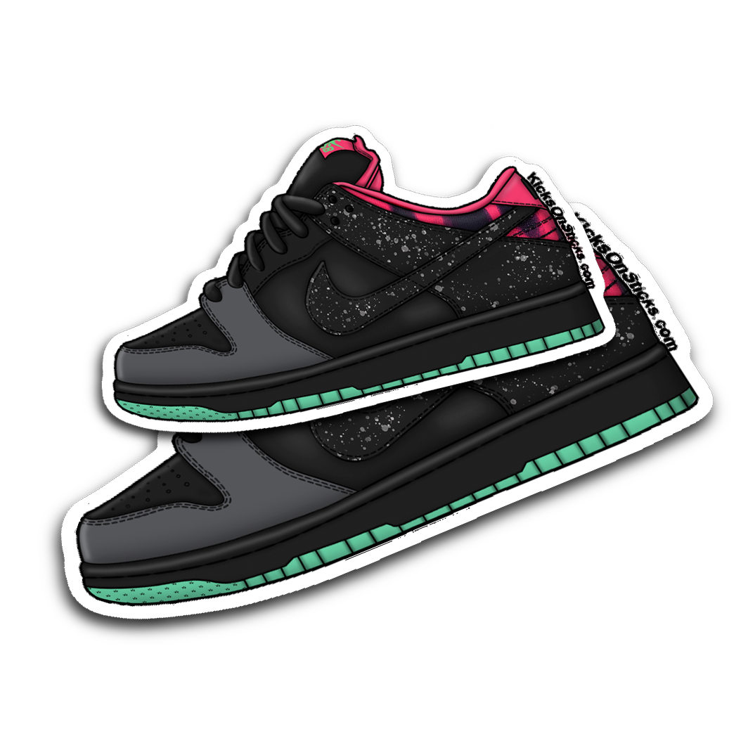 SB Dunk Low "Northern Lights" Sneaker Sticker