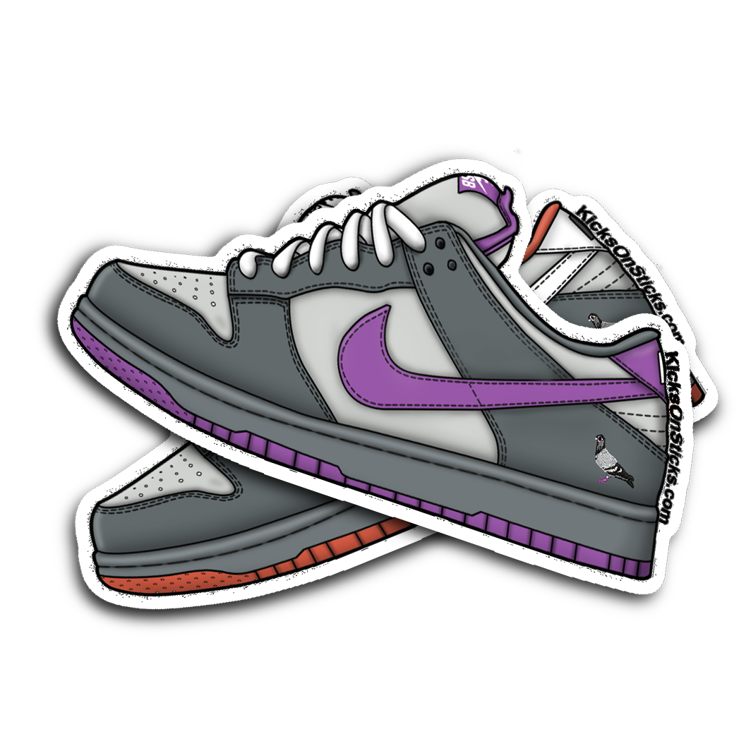 SB Dunk Low "Pigeon Purple" Sneaker Sticker