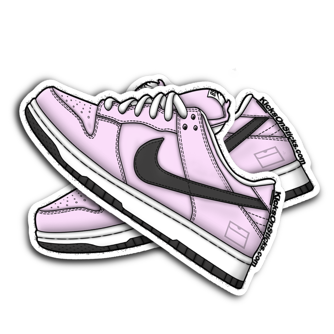 SB Dunk Low "Pink Box" Sneaker Sticker