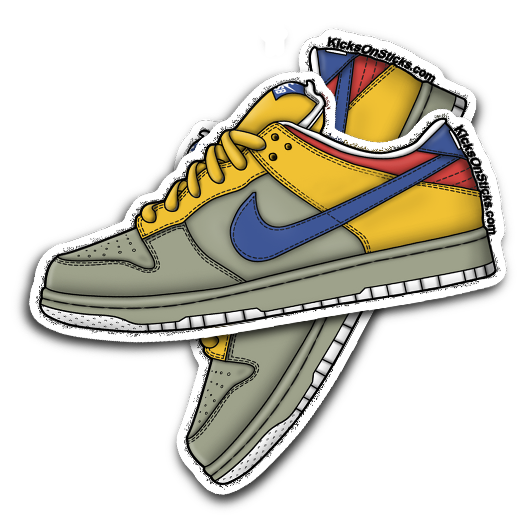 SB Dunk Low "Puff N Stuff" Sneaker Sticker