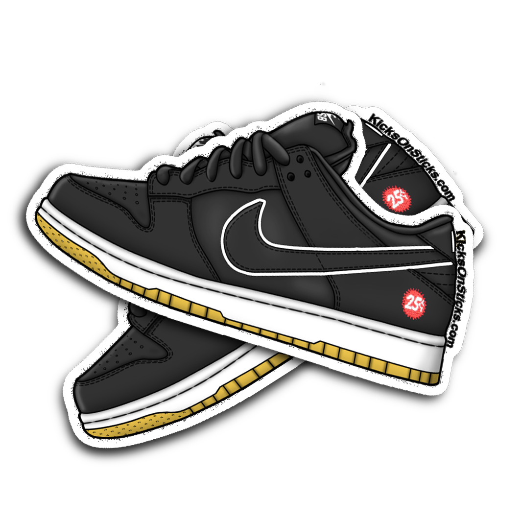 SB Dunk Low "Quartersnacks" Sneaker Sticker