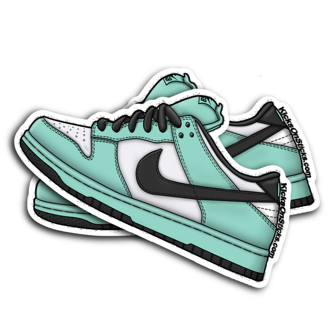 SB Dunk Low "Sea Crystal" Sneaker Sticker