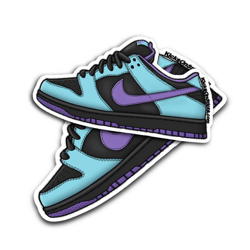 SB Dunk Low Skeletor Sneaker Sticker
