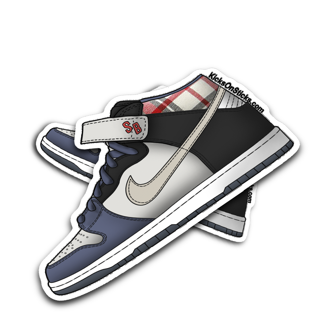 SB Dunk Mid Goofy Boy Sneaker Sticker