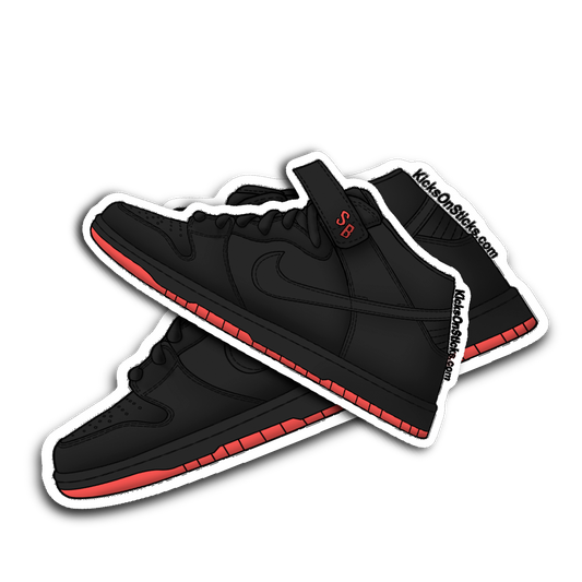 SB Dunk Mid "Halloween" Sneaker Sticker
