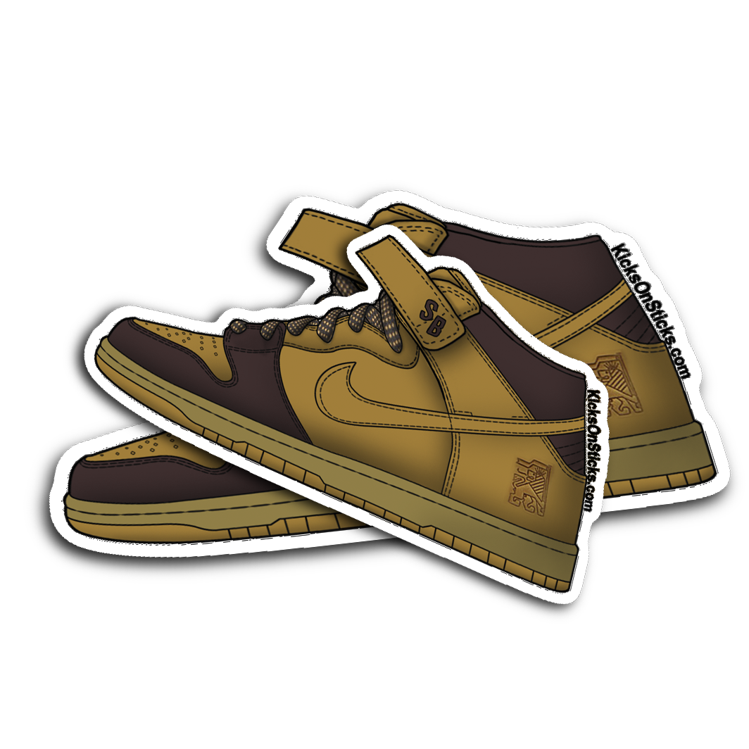 SB Dunk Mid "Lewis Marnell" Sneaker Sticker