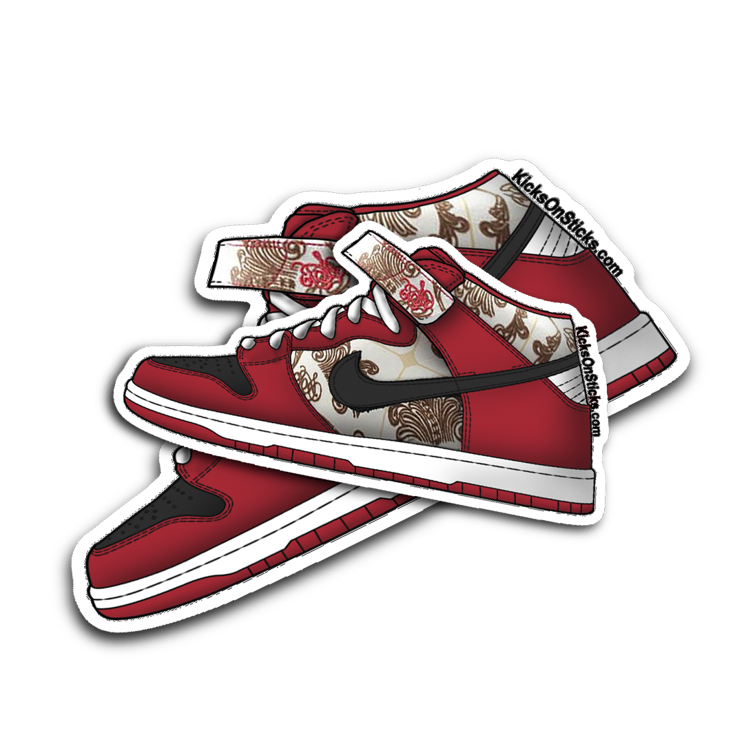 SB Dunk Mid "Linoleum" Sneaker Sticker