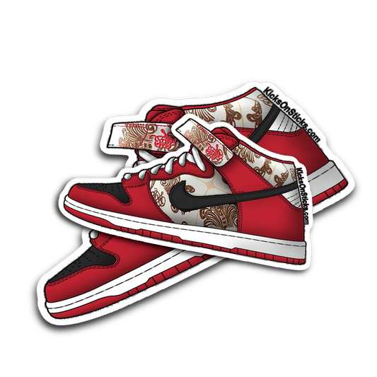 SB Dunk Mid "Linoleum" Sneaker Sticker