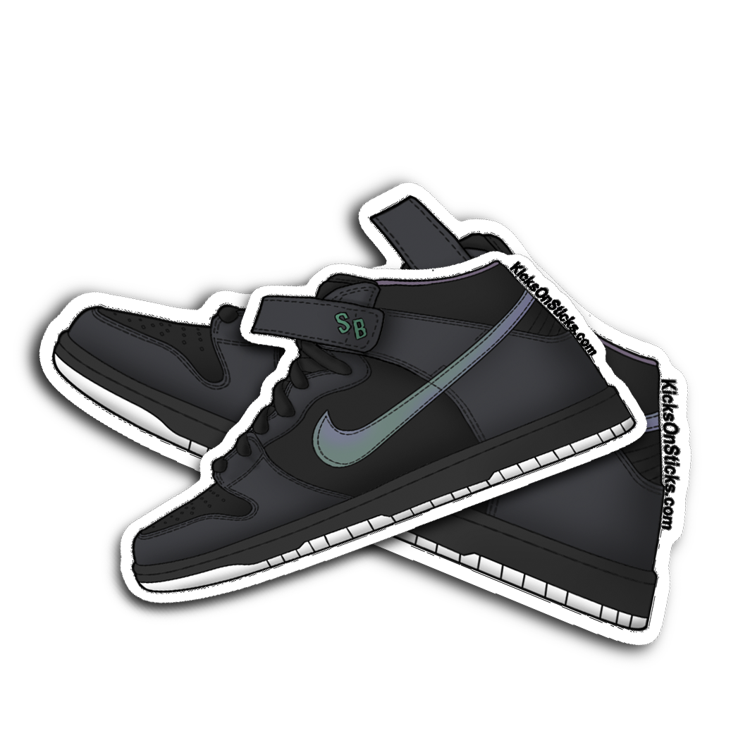 SB Dunk Mid "Northern Lights" Sneaker Sticker