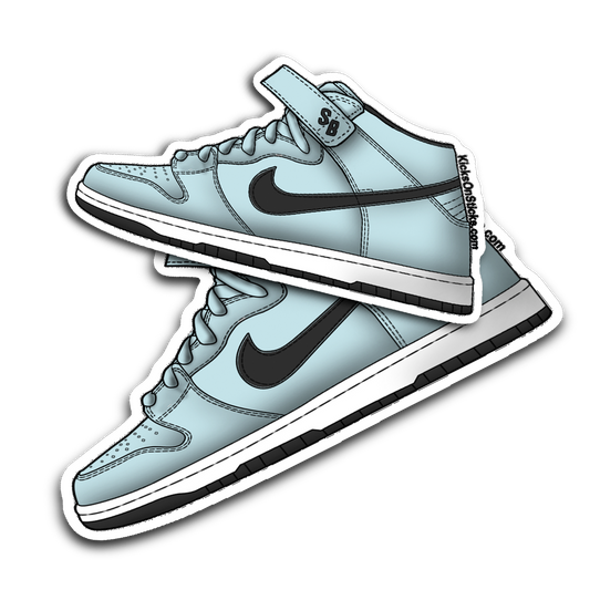 SB Dunk Mid "Sea Crystal" Sneaker Sticker
