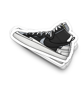 Sacai Blazer "Black Grey" Sneaker Sticker
