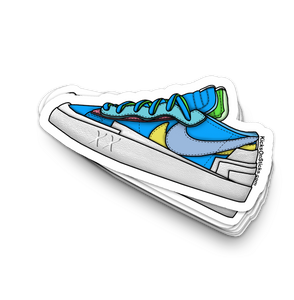 Sacai Blazer Low "KAWS Blue" Sneaker Sticker