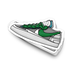 Sacai Blazer Low "Classic Green" Sneaker Sticker