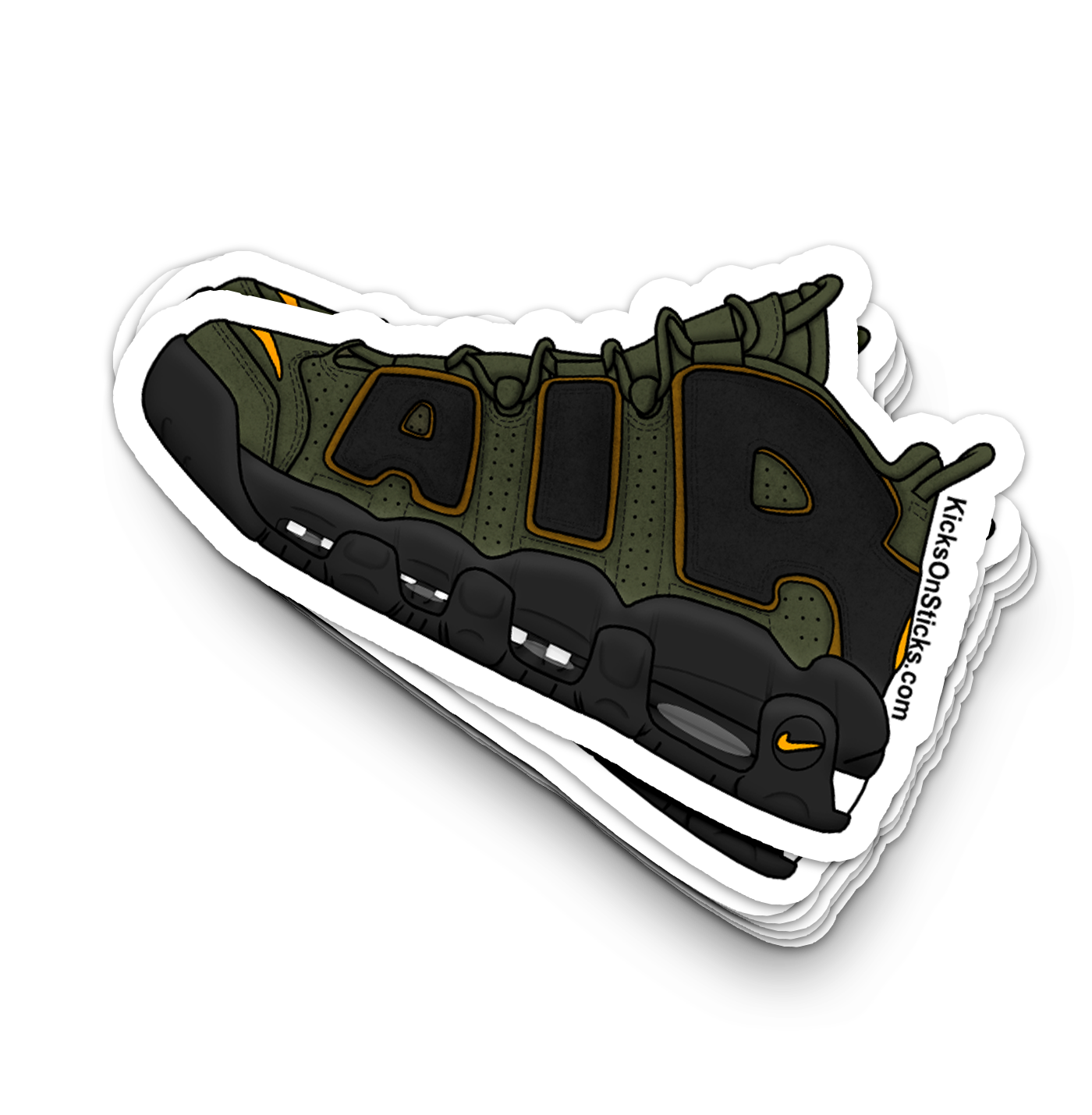 Uptempo "Cargo Khaki" Sneaker Sticker