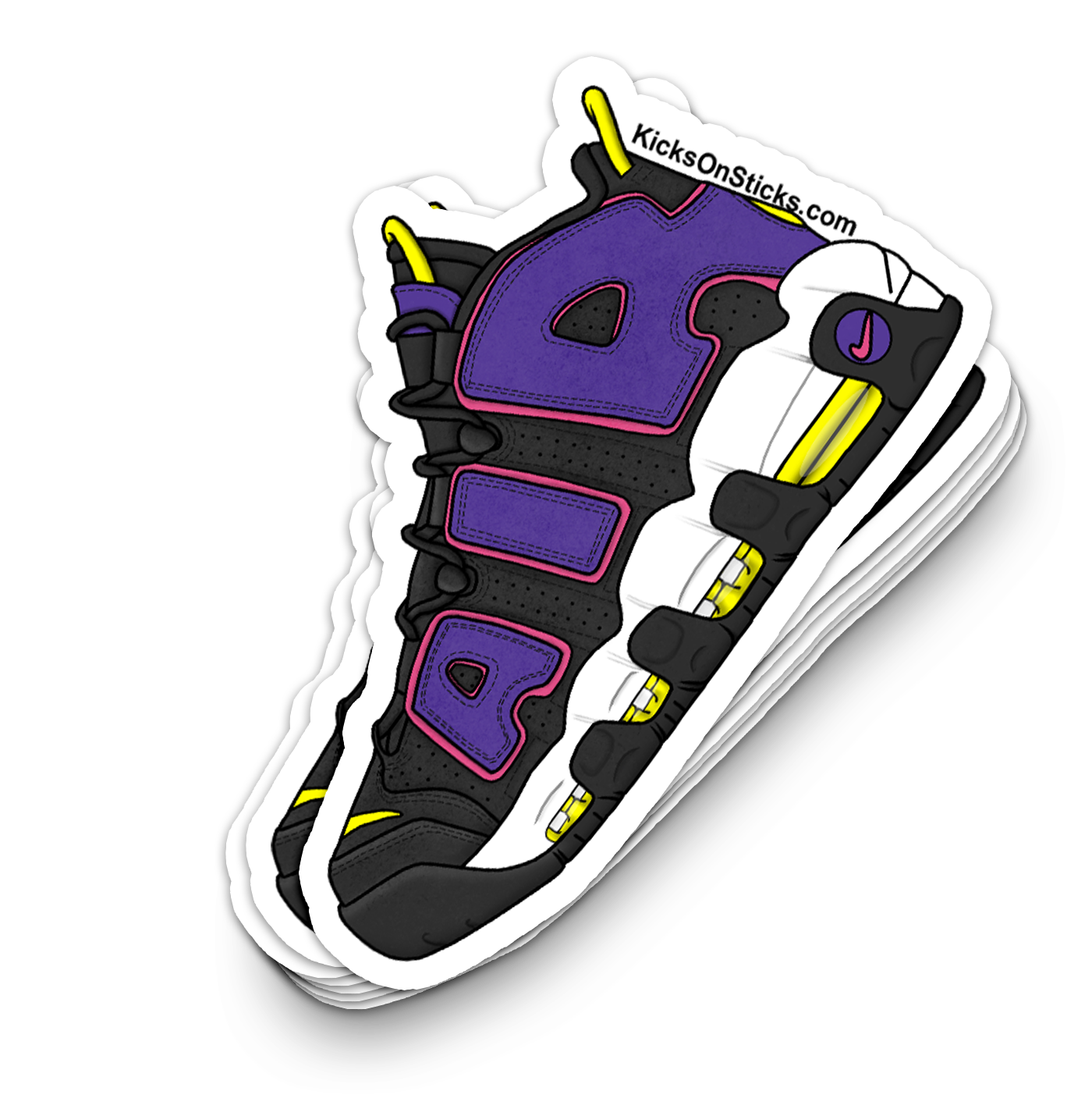 Uptempo "Court Purple" Sneaker Sticker