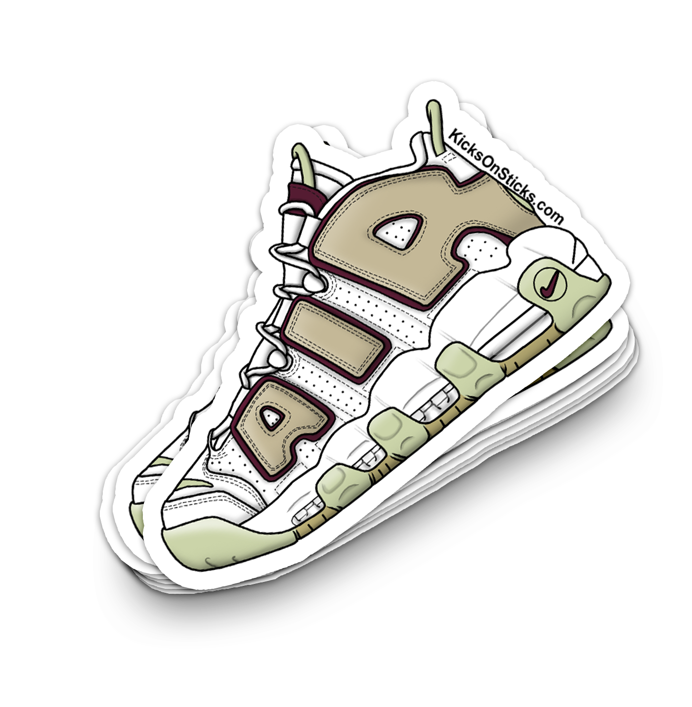 Uptempo "Mint Green" Sneaker Sticker