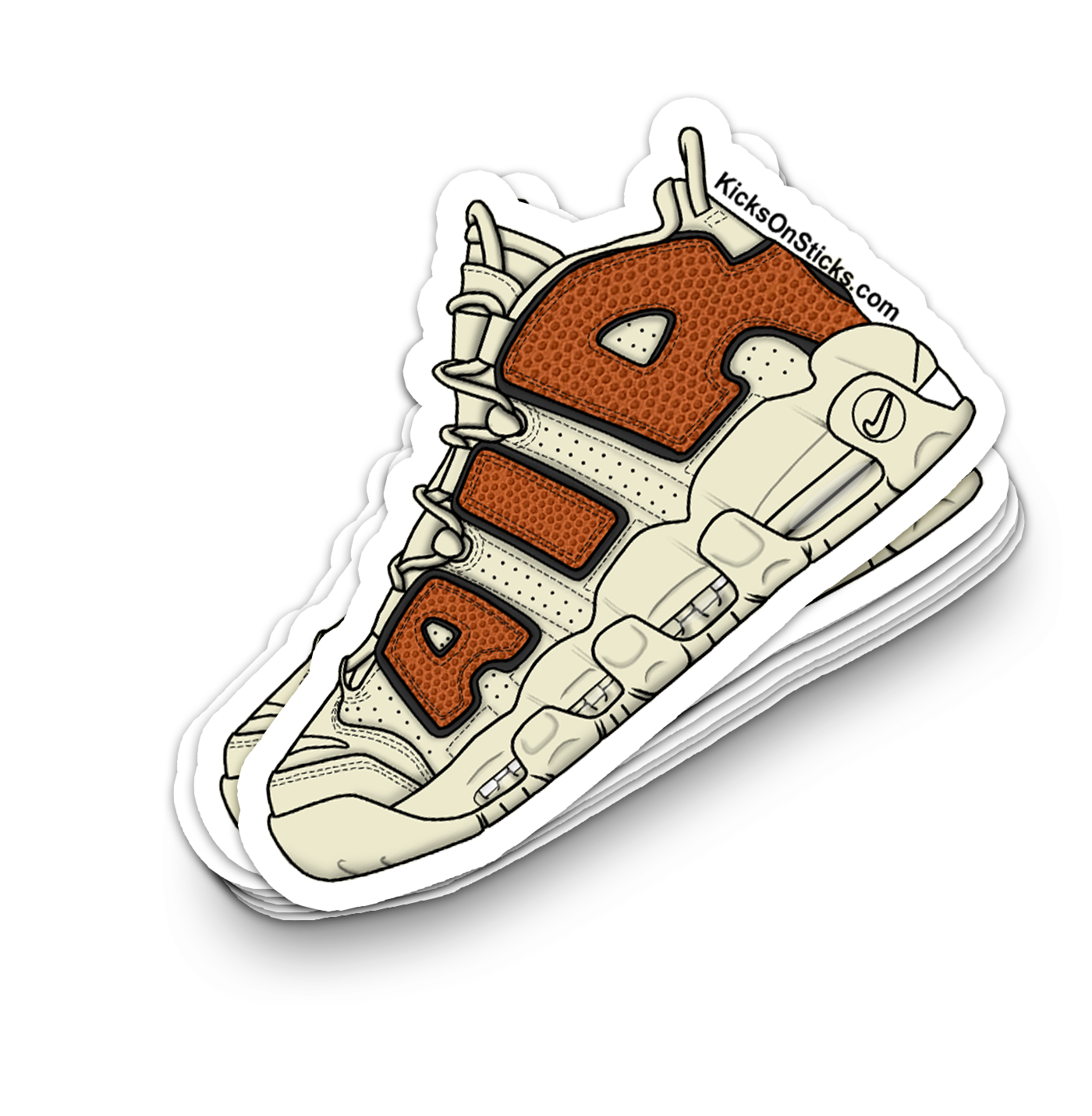 Uptempo "Sail Basketball" Sneaker Sticker