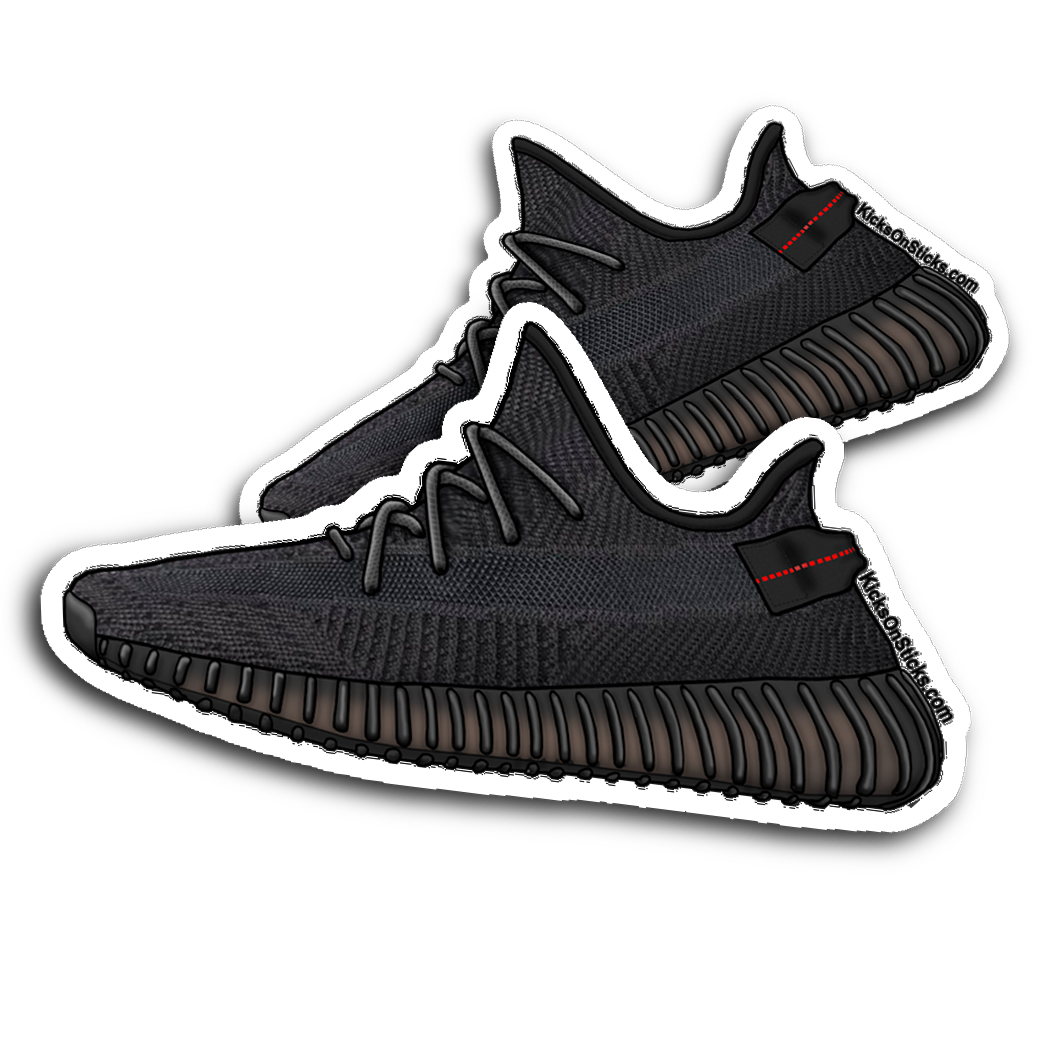 Gray/Black -Adidas Yeezy Boost 350 V2 Yeezy Boost 350 V2 Black 5 (38) | Mercari main image 3