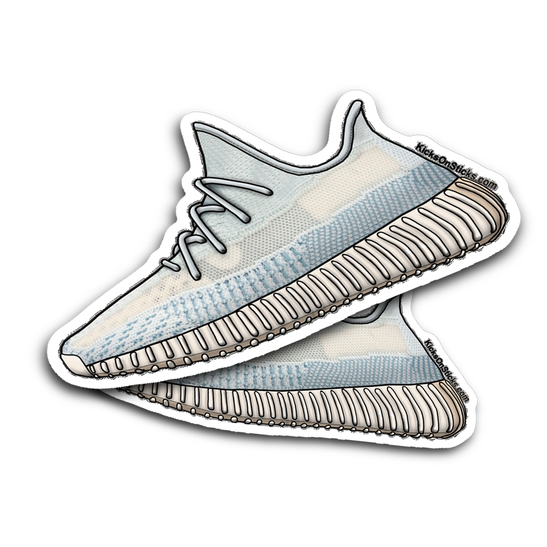Yeezy 350 V2 "Cloud" Sneaker Sticker KicksOnSticks Yeezy 350 V2 "Cloud" Sneaker Sticker KicksOnSticks