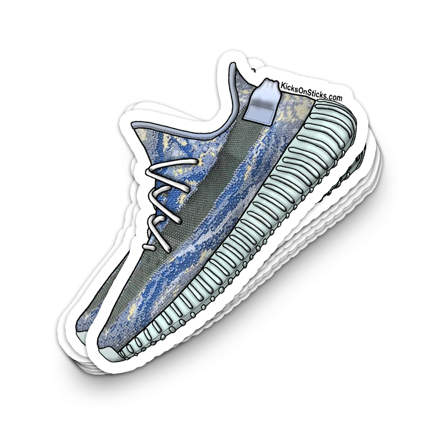 Yeezy 350 V2 "MX Frost Blue" Sneaker Sticker