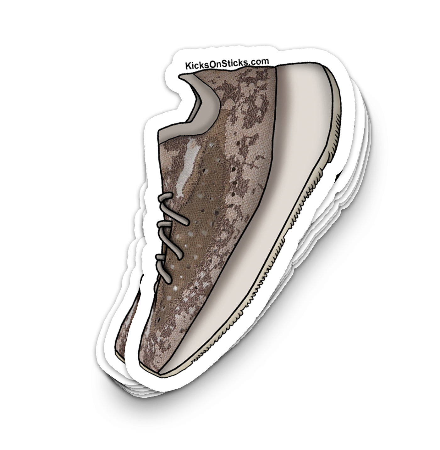 Yeezy 380 "Pyrite" Sneaker Sticker