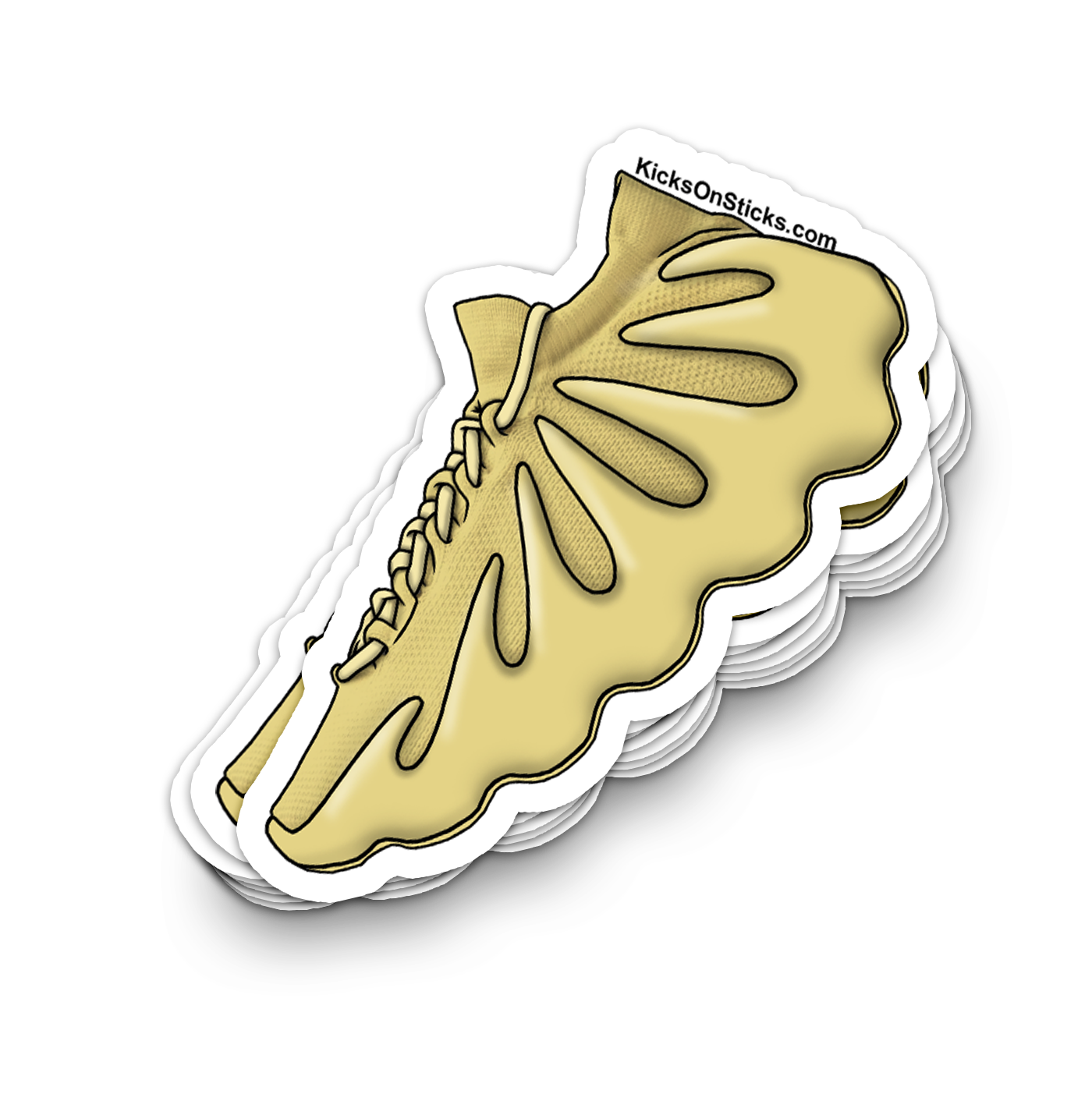 Yeezy 450 "Sulfur" Sneaker Sticker