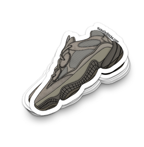 Yeezy 500 "Ash Grey" Sneaker Sticker