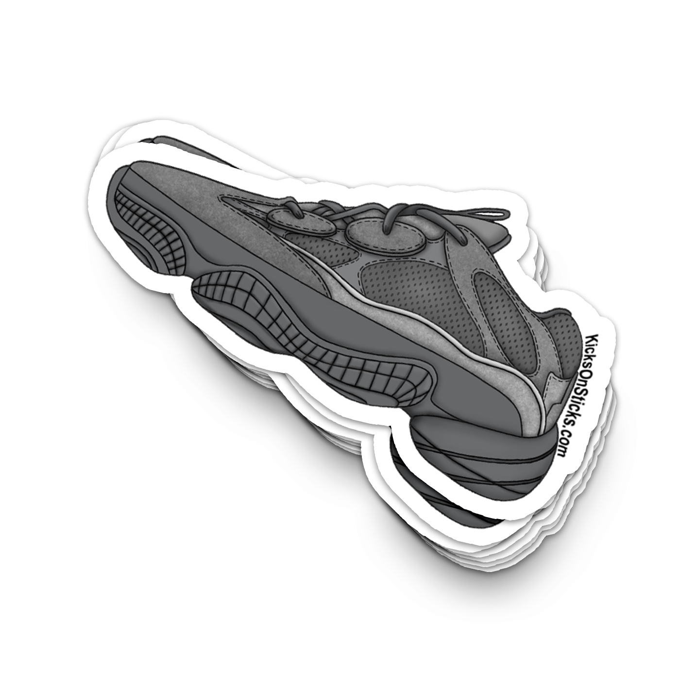 Yeezy 500 "Granite" Sneaker Sticker