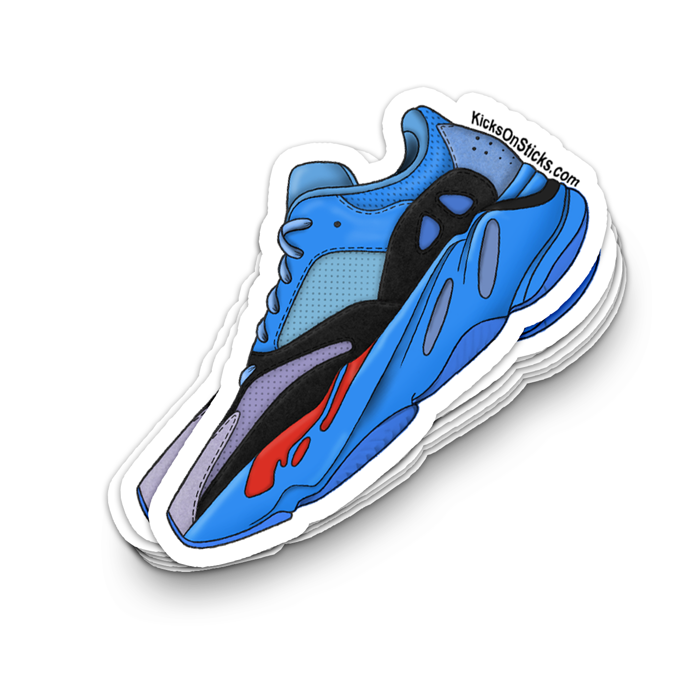 Yeezy 700 "Hi-Res Blue" Sneaker Sticker