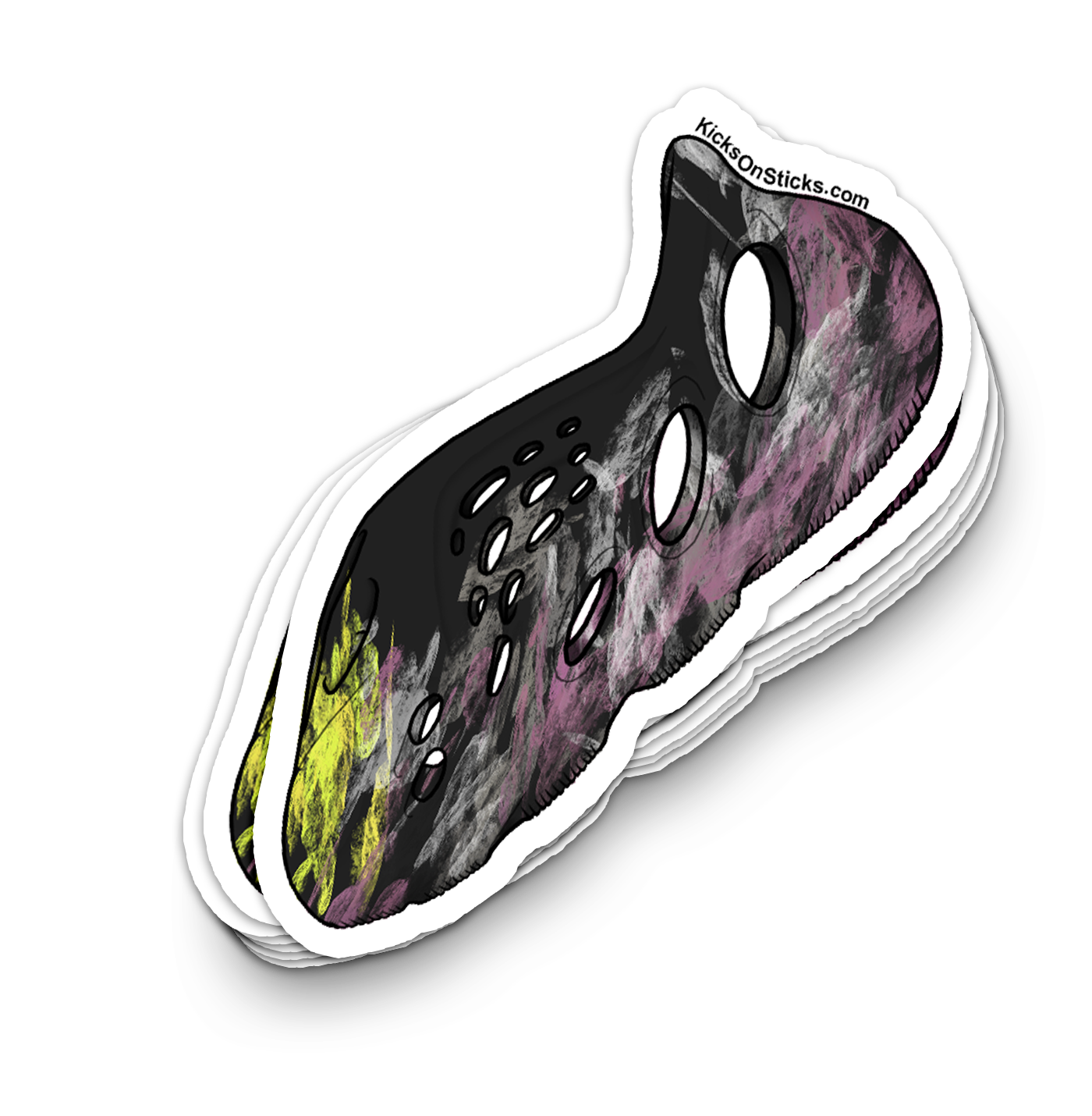 Yeezy Foam RNNR "MX Carbon" Sneaker Sticker