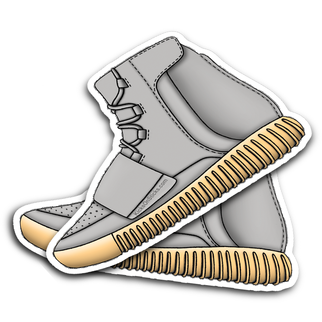 Yeezy 750 "Light Grey Glow" Sneaker Sticker
