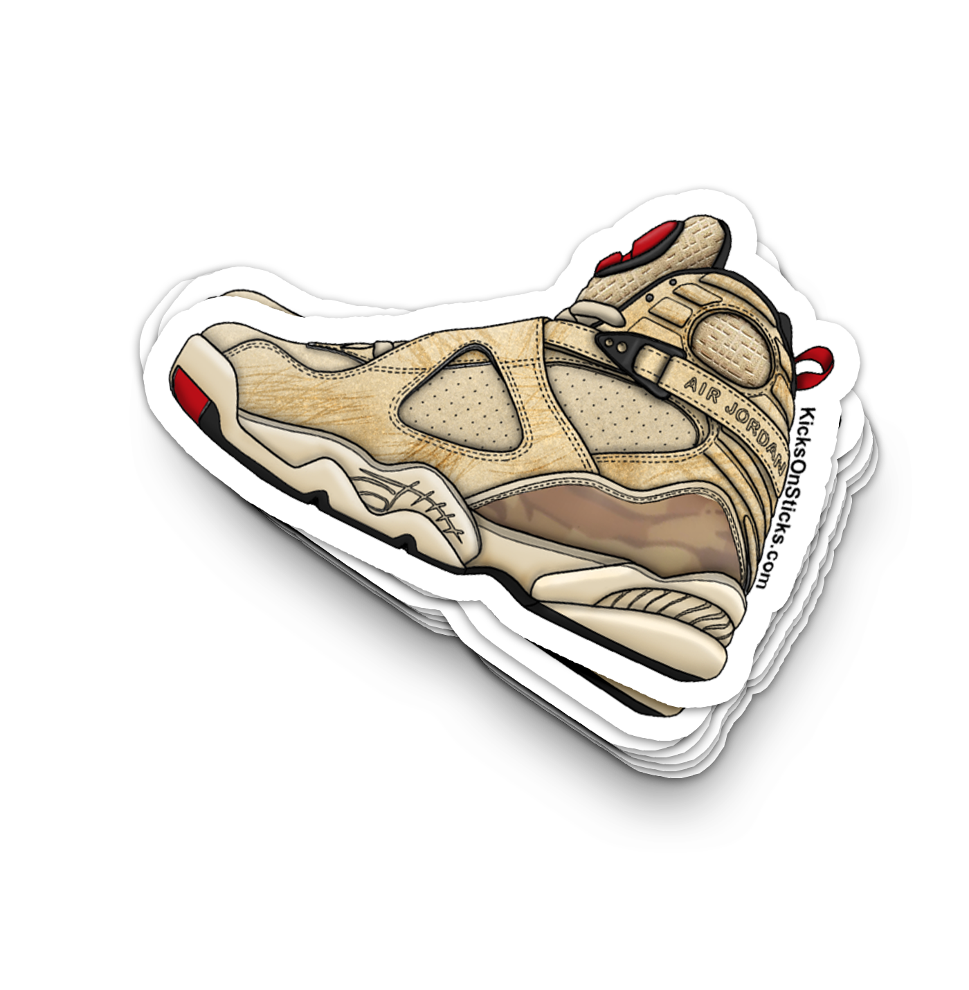 Jordan 8 "RUI" Sneaker Sticker