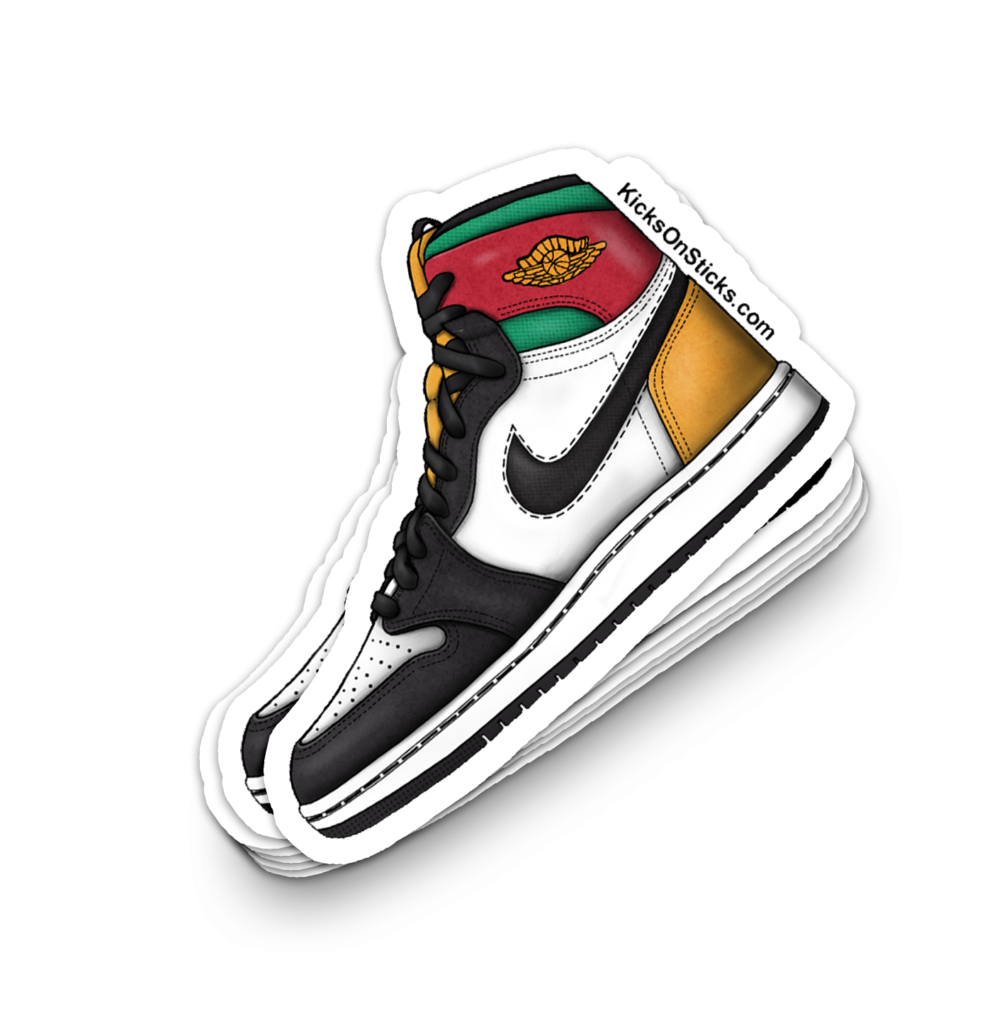 Jordan 1 "CMFT Anthracite" Sneaker Sticker