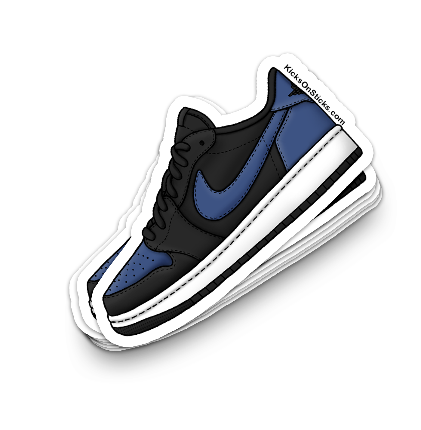 Jordan 1 Low "Mystic Navy" Sneaker Sticker